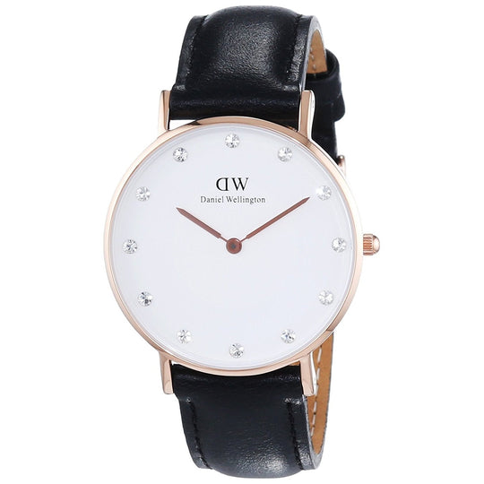 Daniel Wellington Sheffield Women's Black Strap Quartz Watch - DW00100076