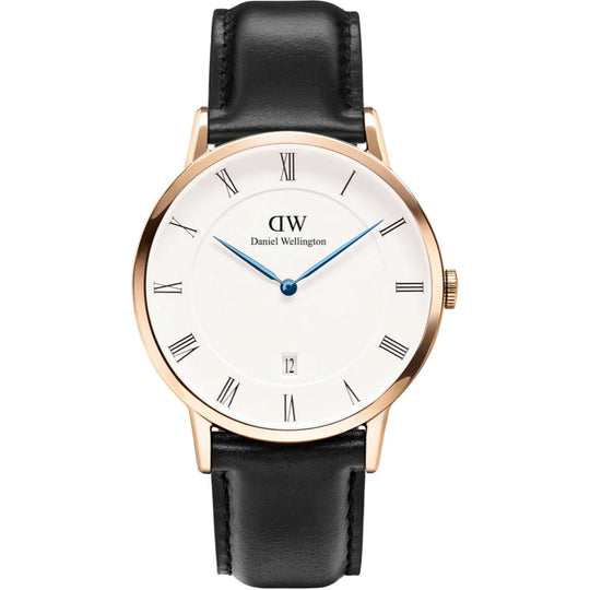 Daniel Wellington Dapper Sheffield Men's Black Strap Quartz Watch - DW00100084