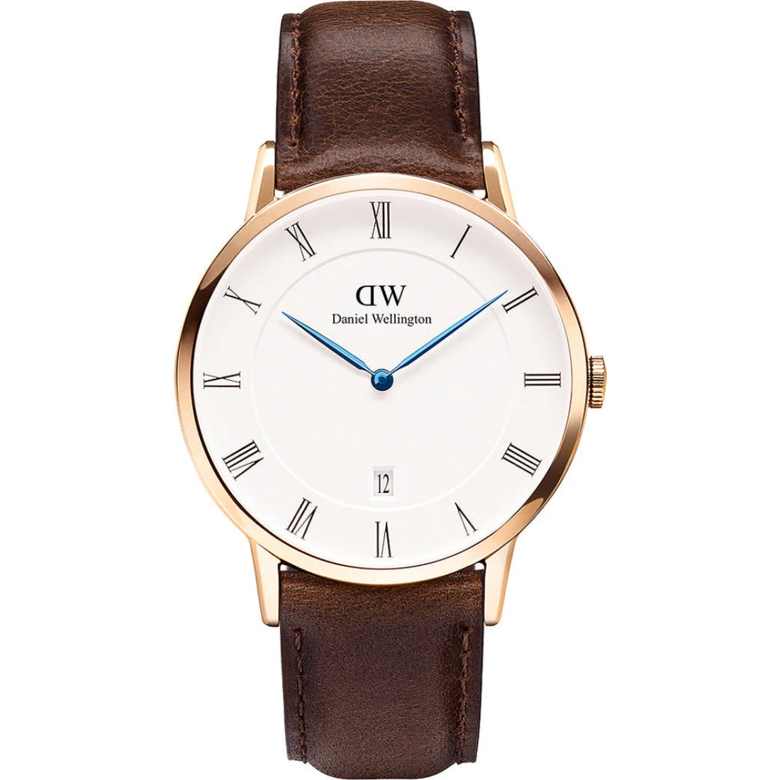 Daniel Wellington Dapper Bristol Men's Brown Strap Quartz Watch - DW00100086