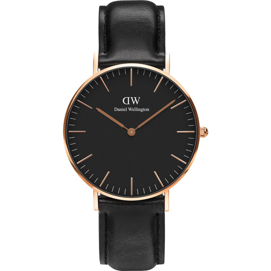 Daniel Wellington Sheffield Adult Black Strap Quartz Watch - DW00100139