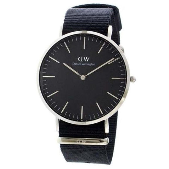 Daniel Wellington Black Cornwall Men's Black Strap Quartz Watch - DW00100149