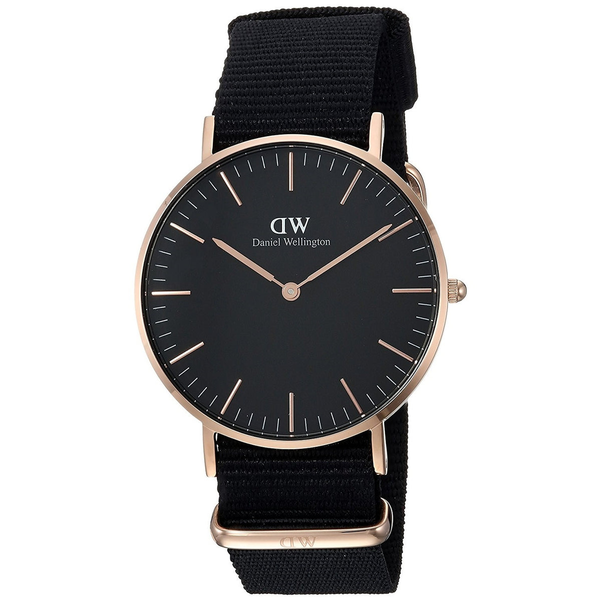Daniel Wellington Black Cornwall Adult Black Strap Quartz Watch - DW00100150