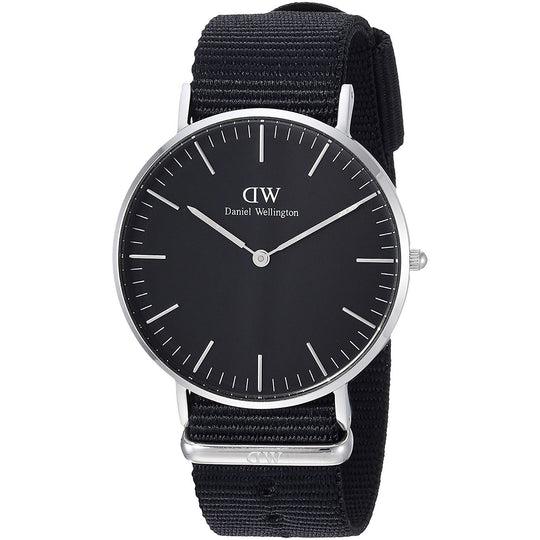 Daniel Wellington Black Cornwall Adult Black Strap Quartz Watch - DW00100151