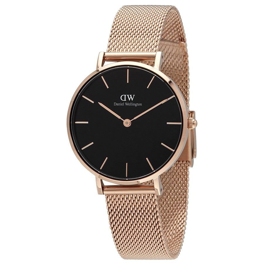 Daniel Wellington Petite Melrose Women's Rose Gold-tone Bracelet Quartz Watch - DW00100161