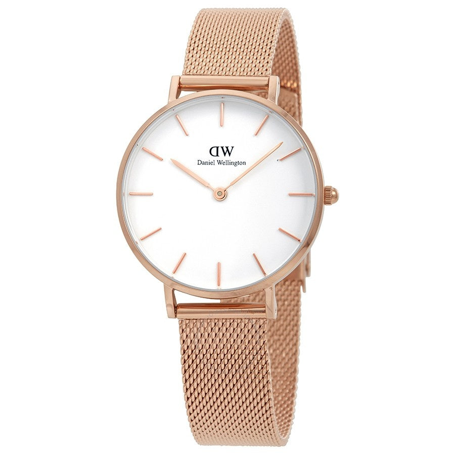 Daniel Wellington Petite Melrose Women's Rose Gold-tone Bracelet Quartz Watch - DW00100163