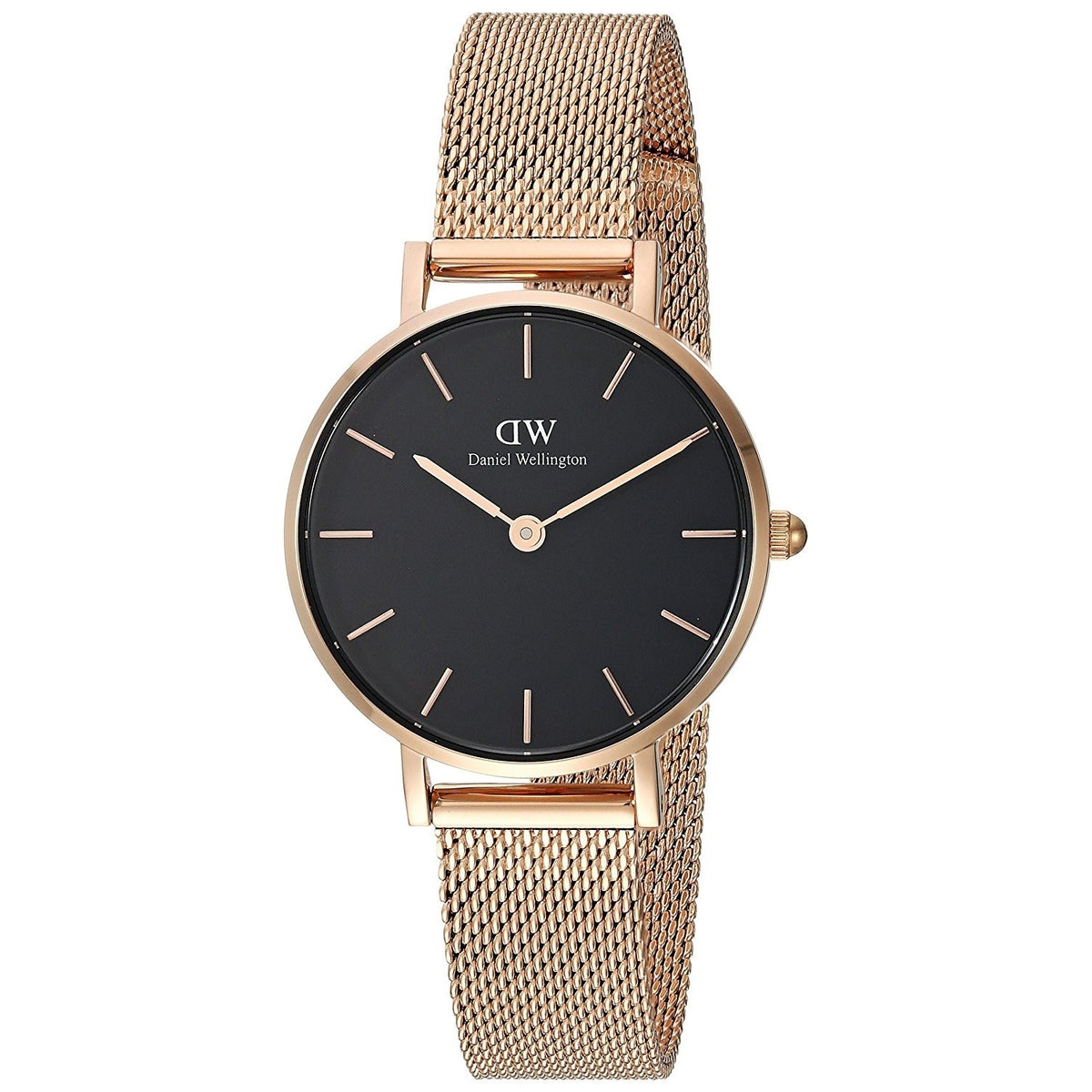 Daniel Wellington Petite Melrose Women's Rose Gold-tone Bracelet Quartz Watch - DW00100217