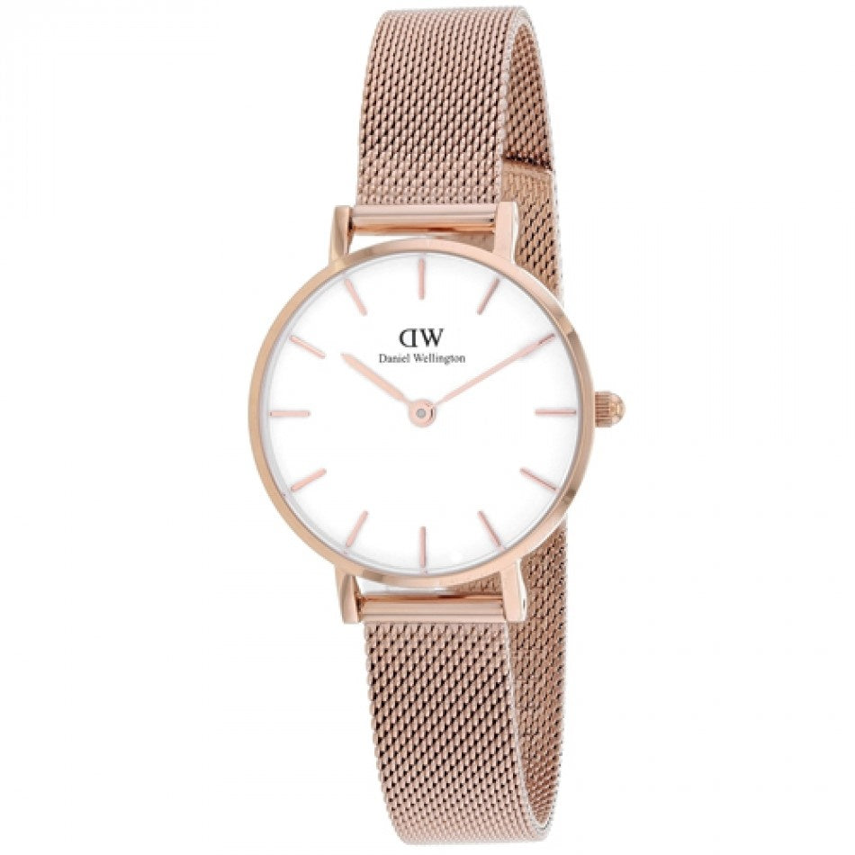 Daniel Wellington Petite Melrose Women's Rose Gold-tone Bracelet Quartz Watch - DW00100219