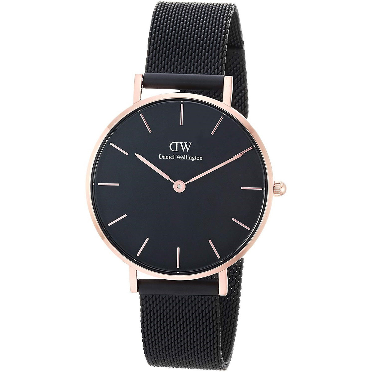 Daniel Wellington Petite Ashfield Women's Black Bracelet Quartz Watch - DW00100245