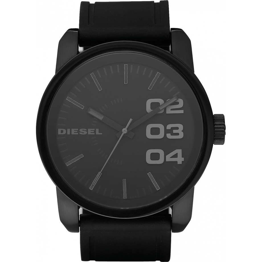 Diesel Blackout Men's Black Strap Quartz Watch - DZ1446