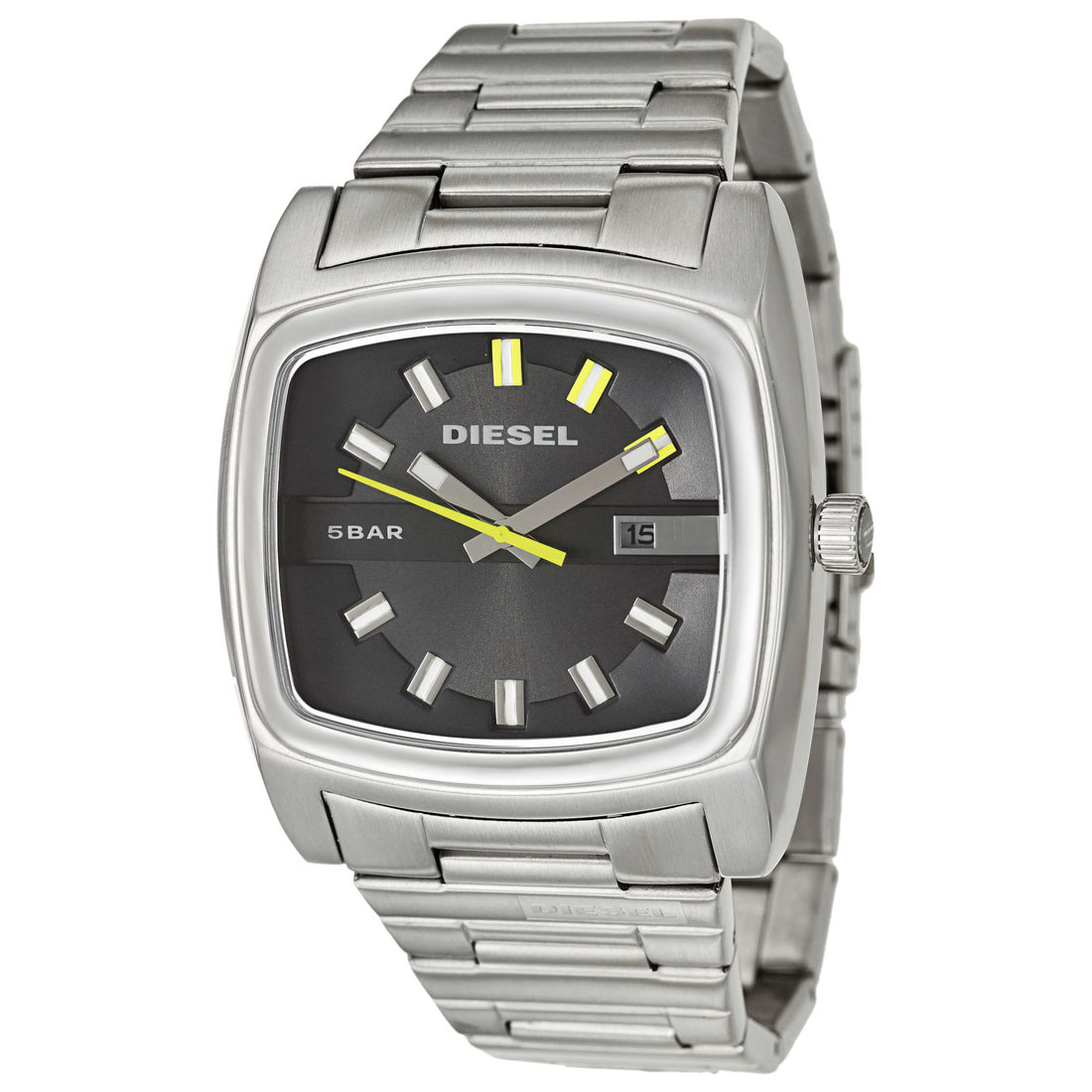 Diesel NSBB / Mr. Red Men's Silver Bracelet Quartz Watch - DZ1556