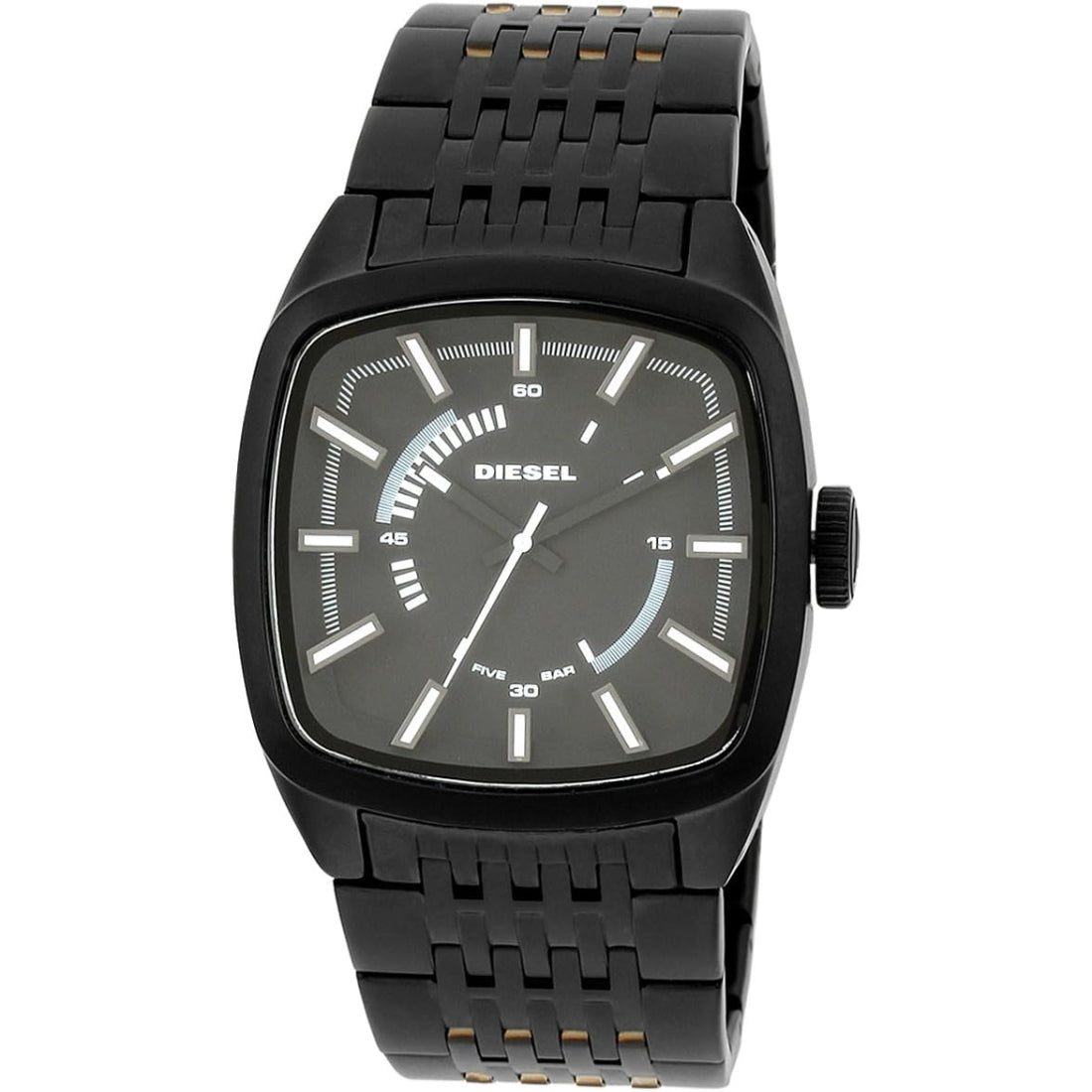 Diesel Scalped Men's Black Bracelet Quartz Watch - DZ1586