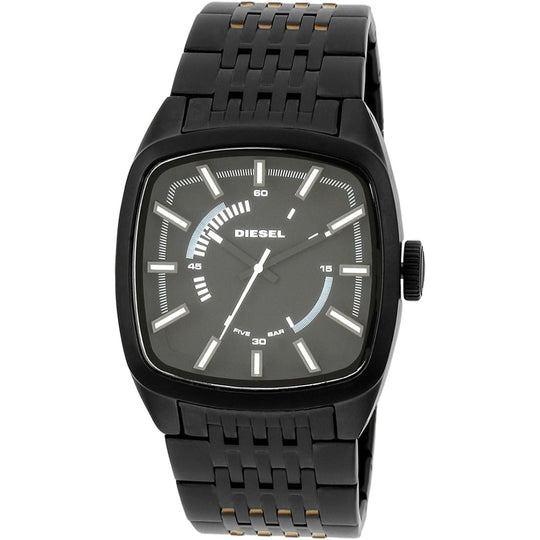 Diesel Scalped Men's Black Bracelet Quartz Watch - DZ1586