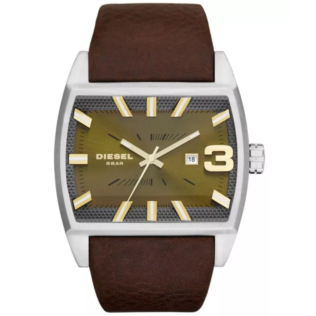Diesel Starship Men's Brown Strap Quartz Watch - DZ1675