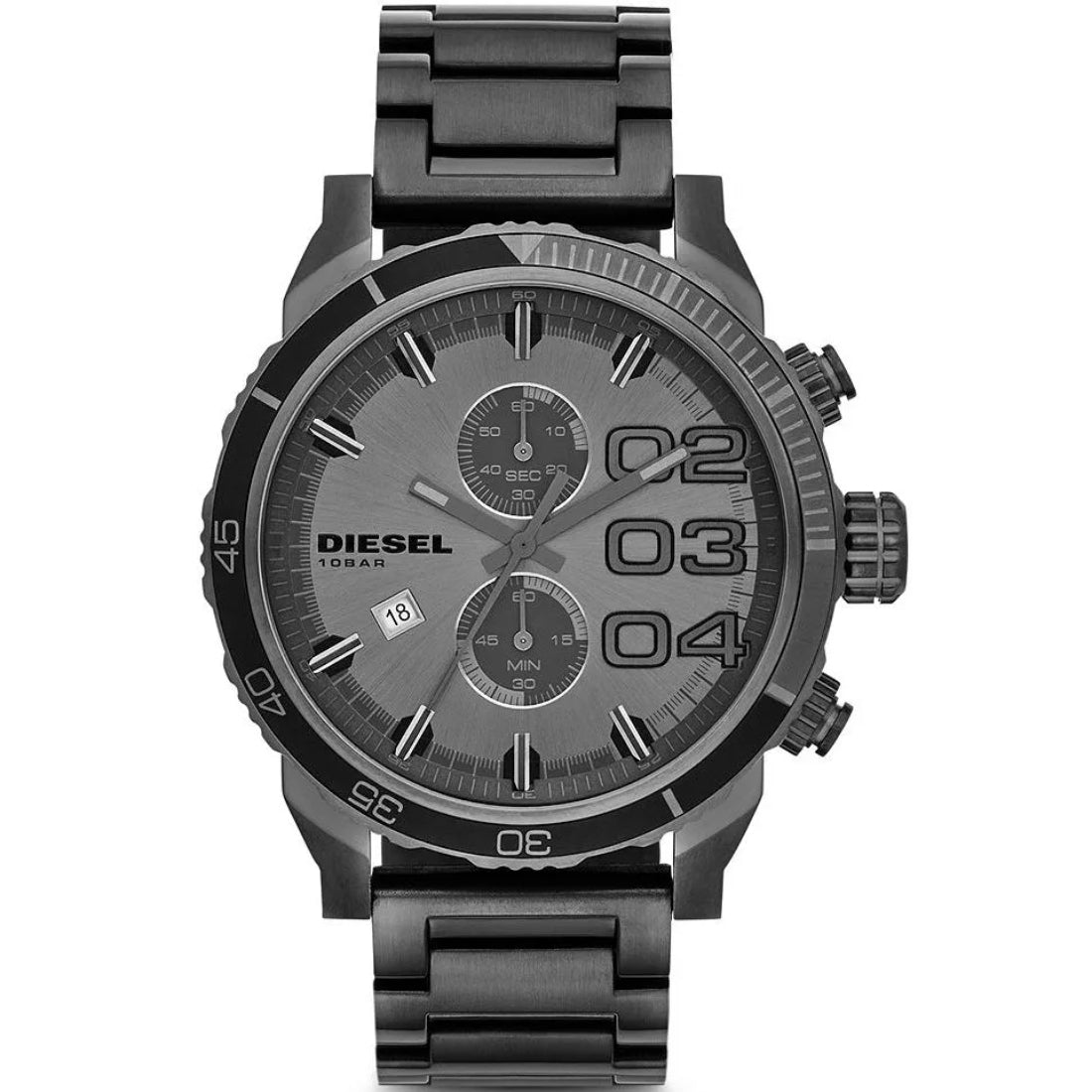 Diesel Double Down Men's Grey Bracelet Quartz Watch - DZ4314
