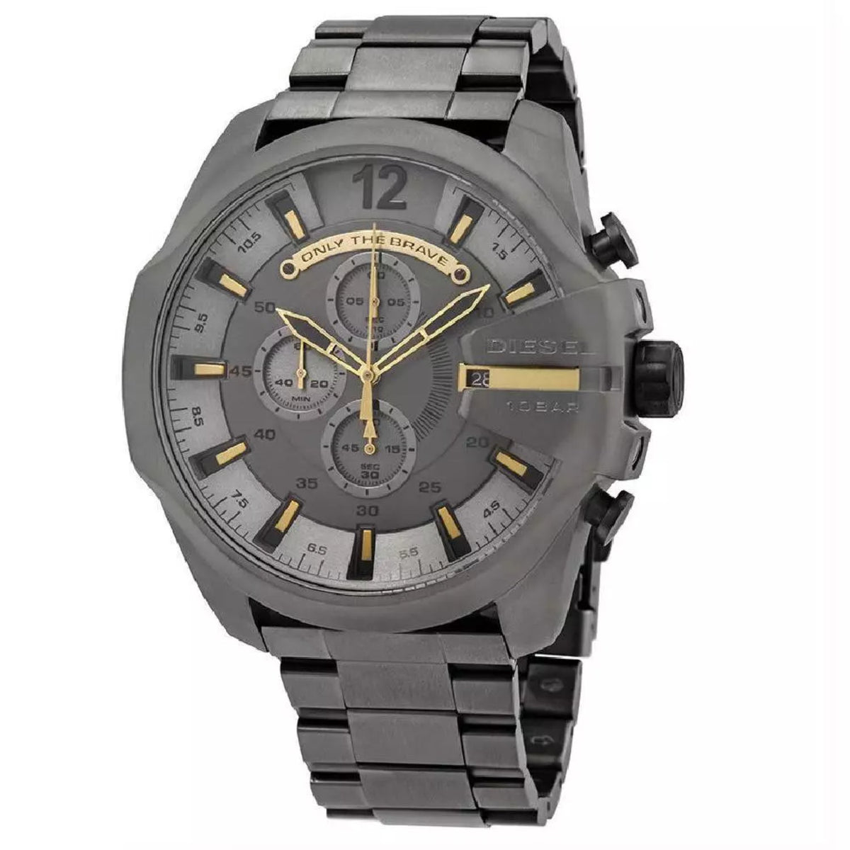 Diesel Men&#39;s DZ4466 Grey PVD Stainless Steel Watch