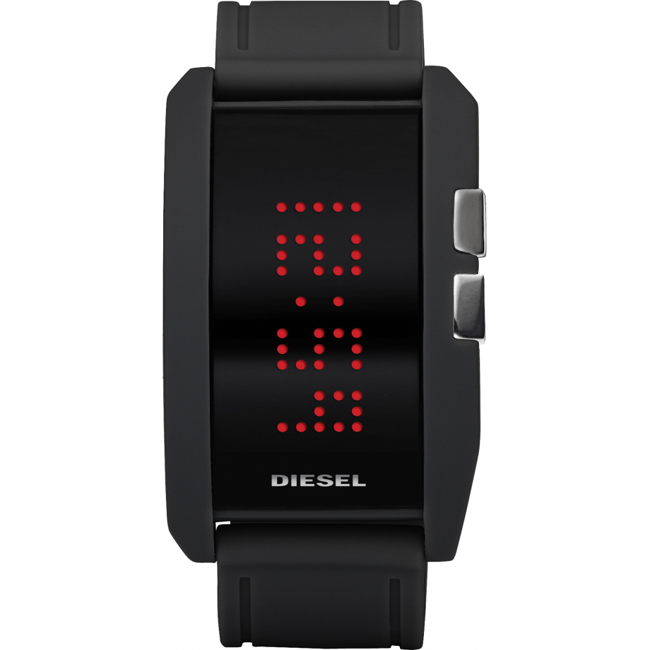 Diesel Digital Adult Black Strap Quartz Watch - DZ7164