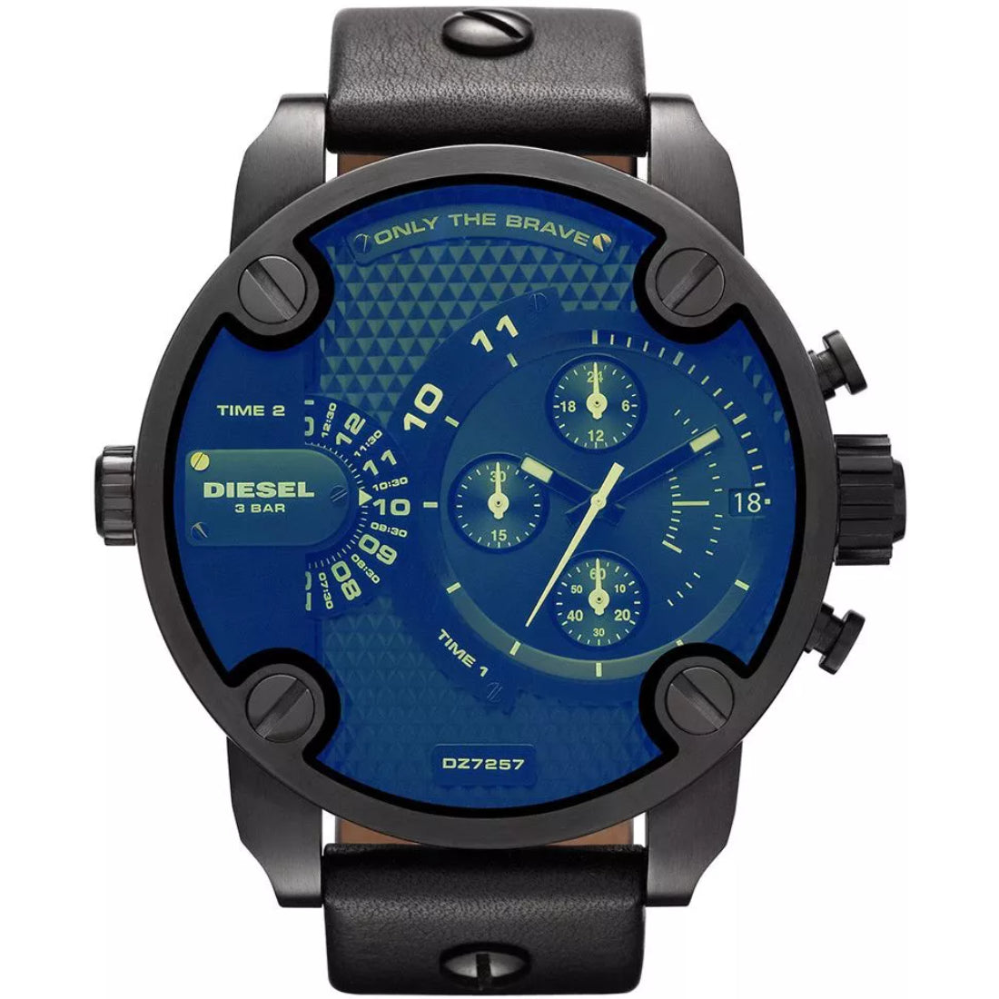 Diesel Little Daddy Men's Black Strap Quartz Watch - DZ7257