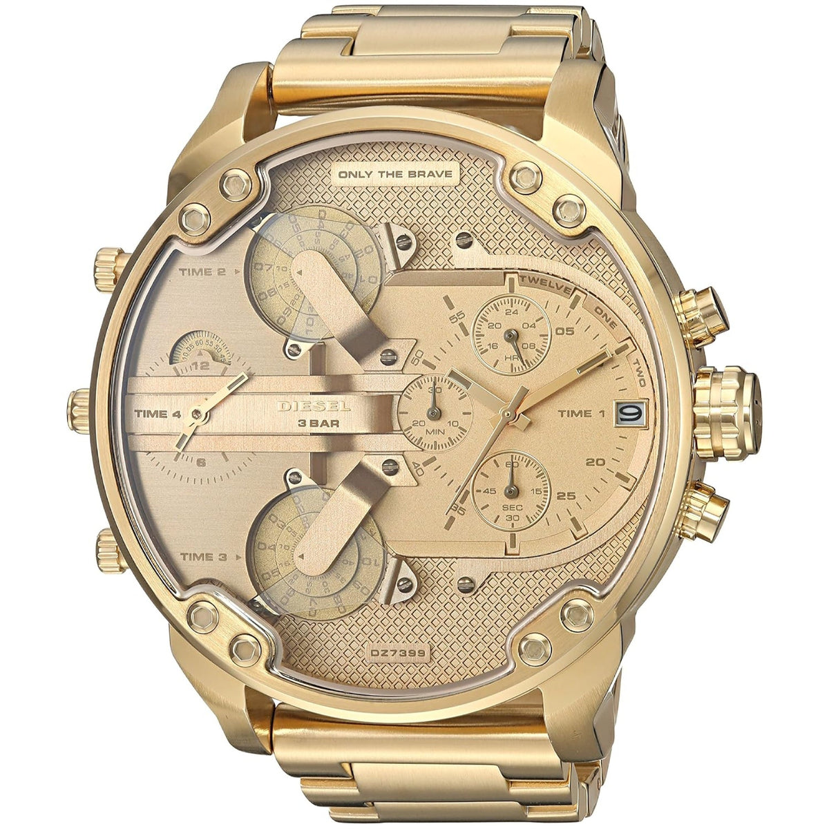 Diesel Men's DZ7399 Gold-Tone Stainless steel Watch