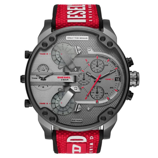Diesel Men's DZ7423 Red Nylon Watch
