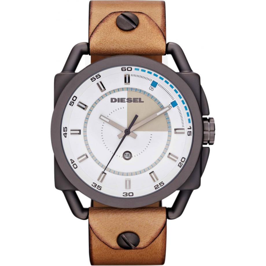 Diesel Descender Men's Brown Strap Quartz Watch - DZ1576