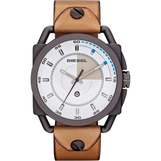 Diesel Descender Men's Brown Strap Quartz Watch - DZ1576