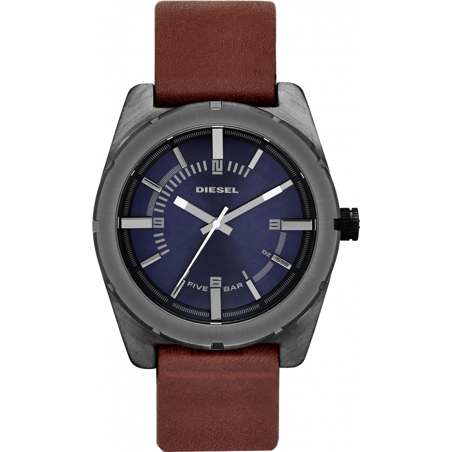 Diesel Good Company Men's Brown Strap Quartz Watch - DZ1598