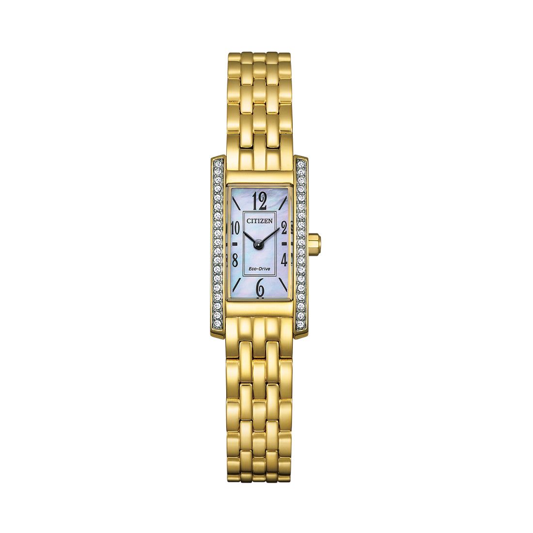 Citizen Petite Palidoro Women's Gold-tone Bracelet Quartz Watch - EG7112-59D