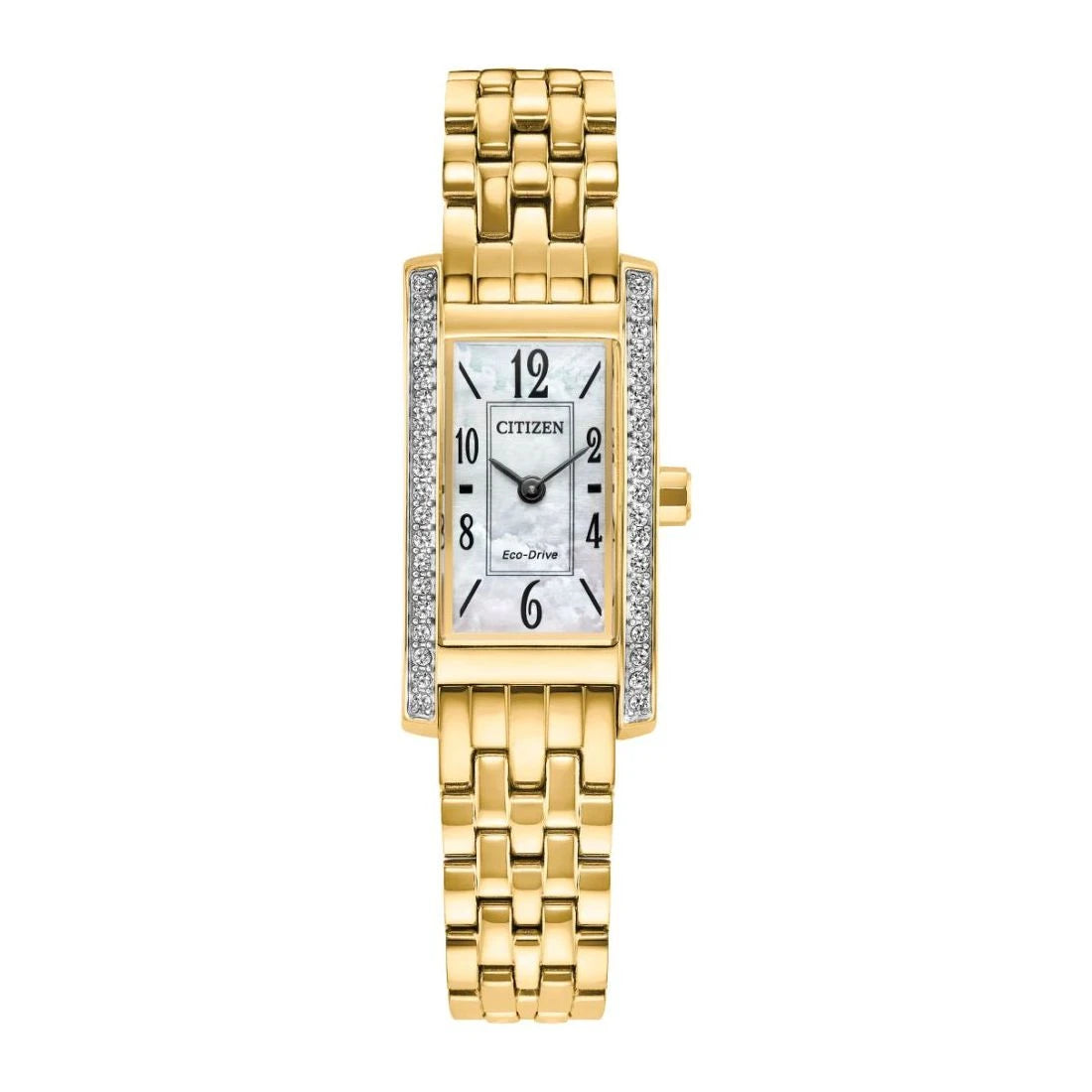 Citizen Petite Palidoro Women's Gold-tone Bracelet Eco-Drive Watch - EG7112-59Y