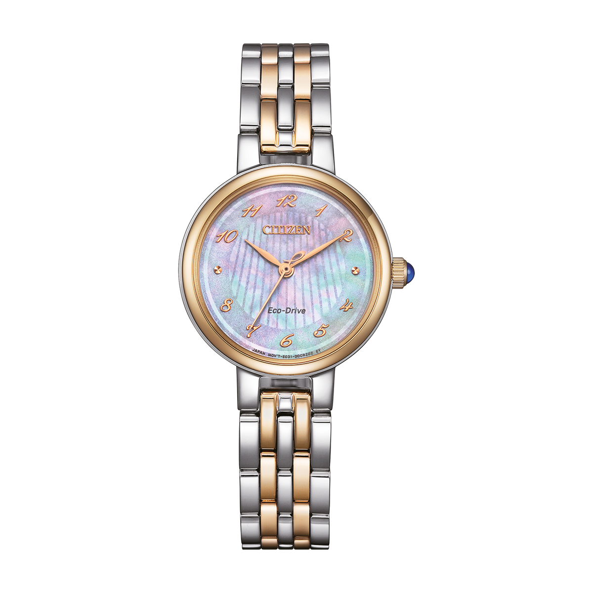 Citizen L Classic Women's Two-tone/Silver and Rose Gold-tone Bracelet Quartz Watch - EM0996-84Y