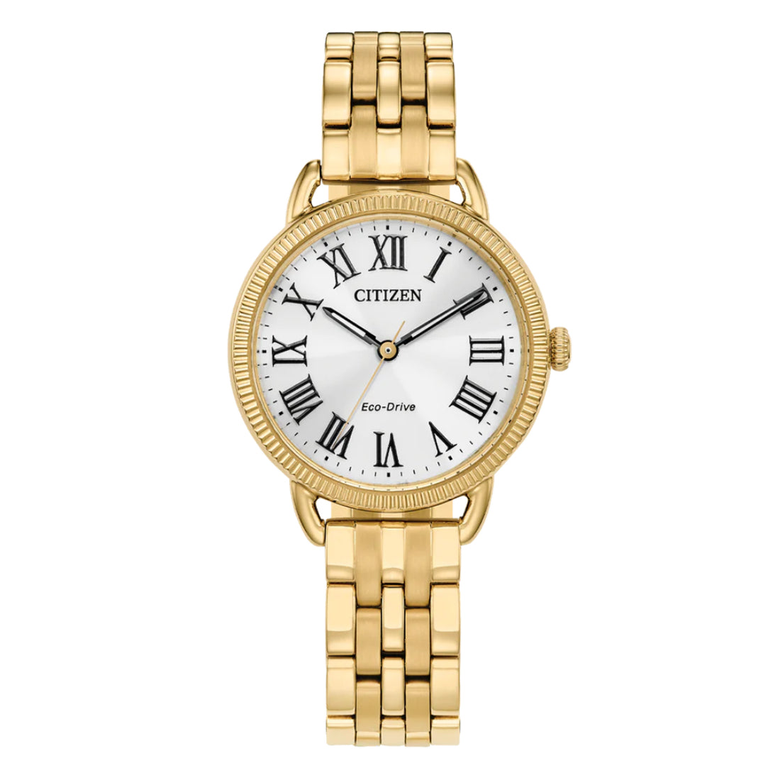 Citizen Classic Coin Edge Women's Gold-tone Bracelet Quartz Watch - EM1052-51A