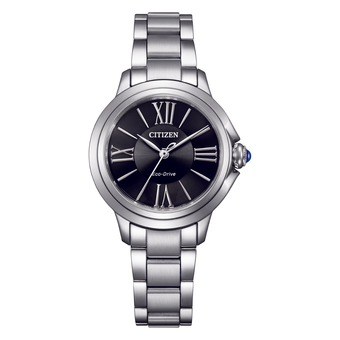Citizen L Ceci Women's Silver-tone Bracelet Quartz Watch - EM1160-58E