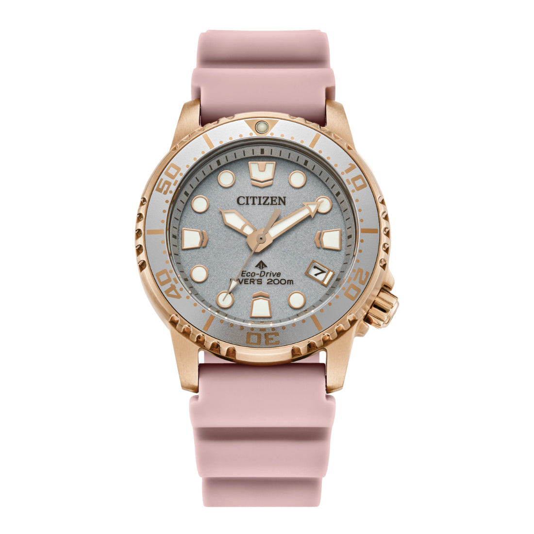 Citizen Promaster Dive Unisex Blush Pink Strap Quartz Watch - EO2023-00A