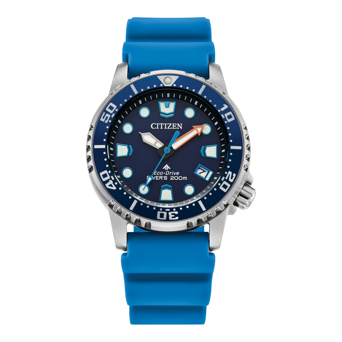 Citizen Promaster Dive Unisex Light Blue Strap Quartz Watch - EO2028-06L