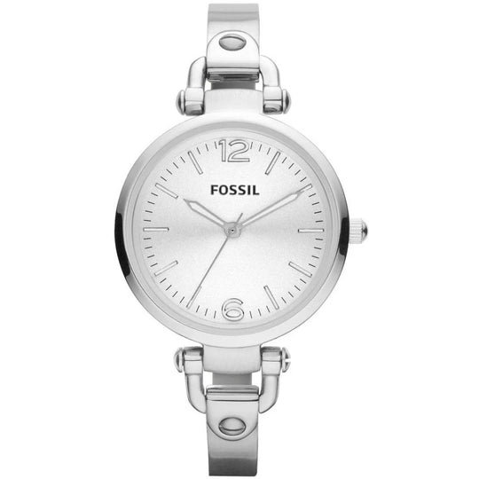 Fossil Georgia Women's Silver Bracelet Quartz Watch - ES3083