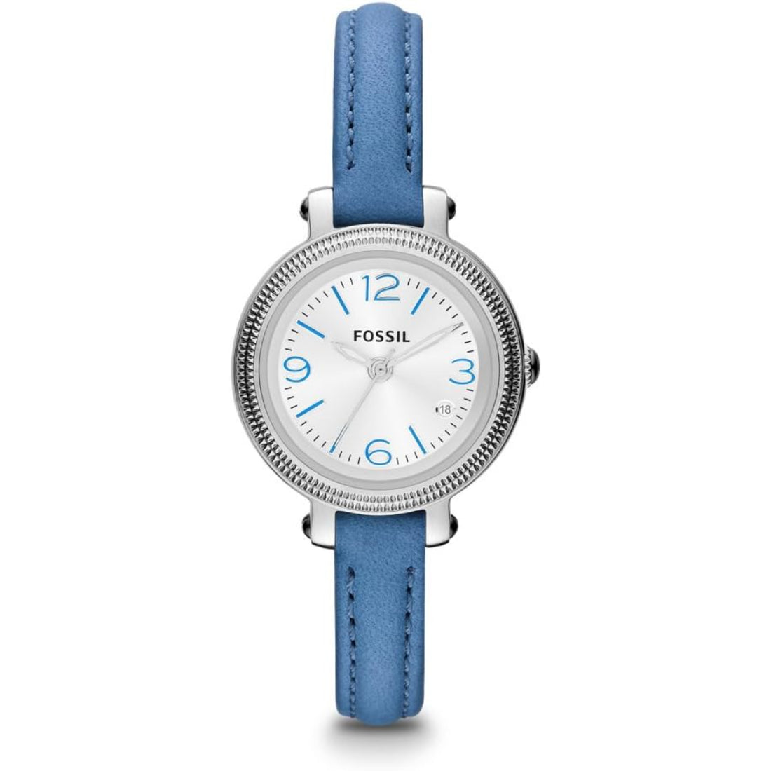 Fossil Heather Women's Blue Strap Quartz Watch - ES3304