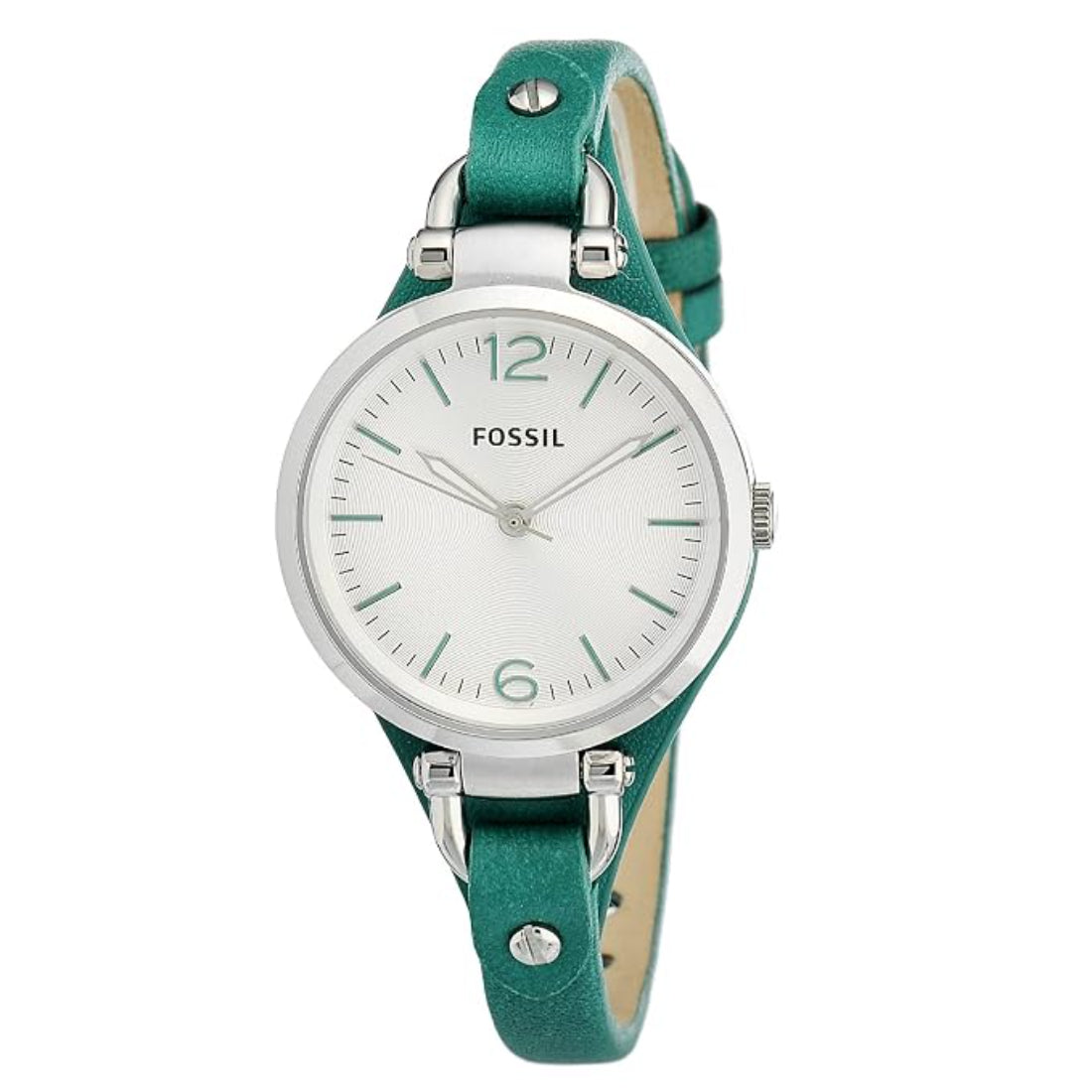 Fossil Georgia Women's Teal Strap Quartz Watch - ES3316