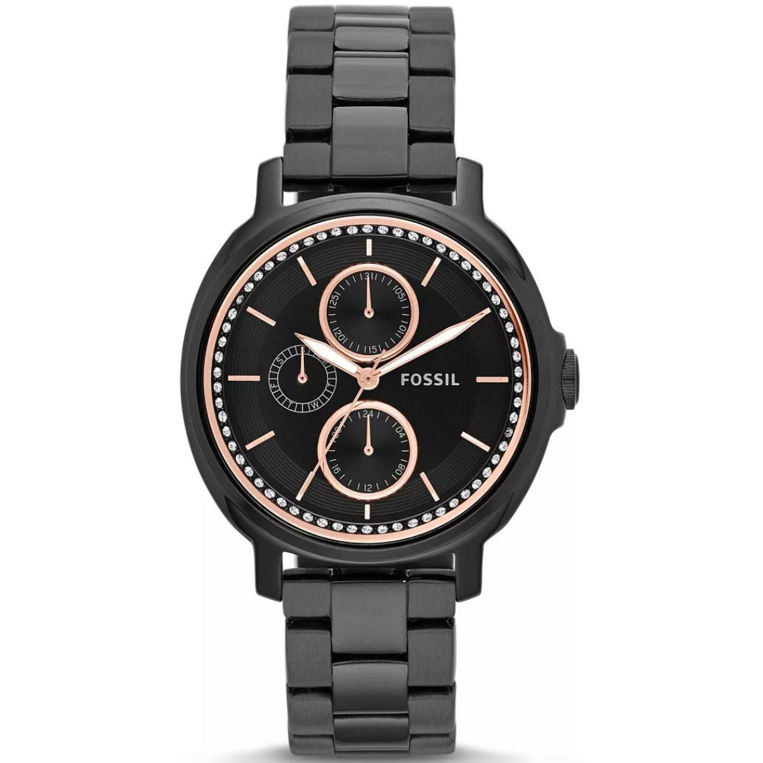 Fossil Chelsey Women's Black Bracelet Quartz Watch - ES3451