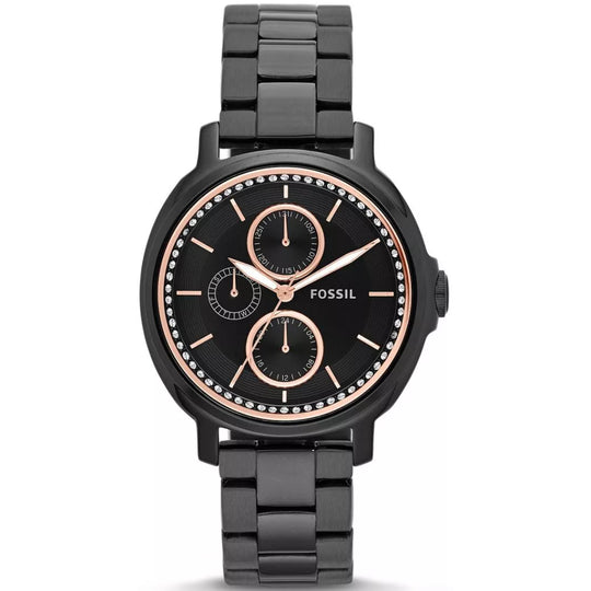 Fossil Chelsey Women's Black Bracelet Quartz Watch - ES3451