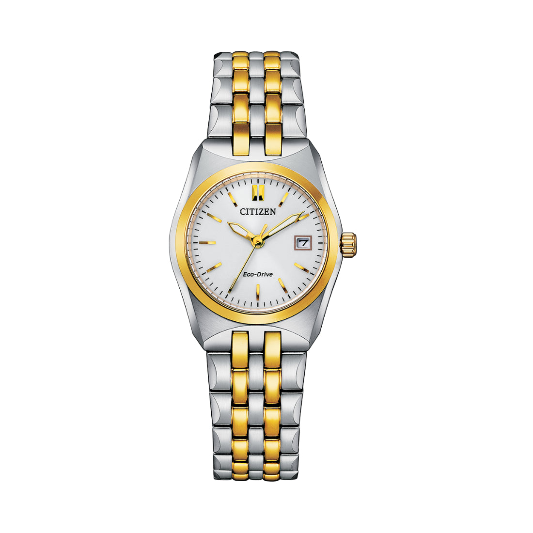 Citizen Corso Women's Two-tone/Silver and Gold-tone Bracelet Quartz Watch - EW2299-50A