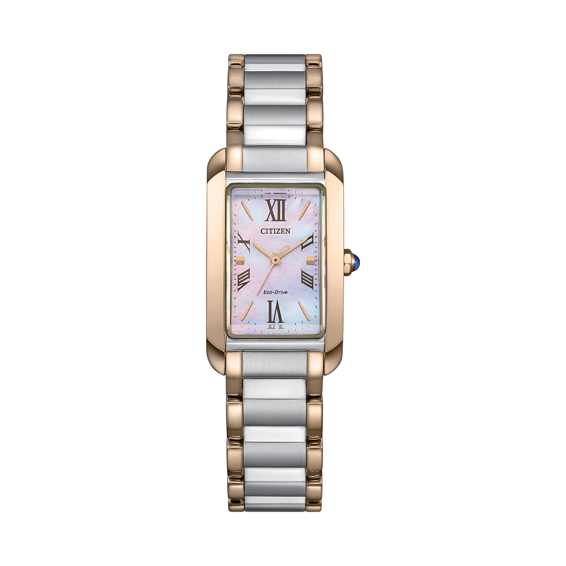 Citizen L Bianca Women's Two-tone/Silver and Rose Gold-tone Bracelet Quartz Watch - EW5624-54Y