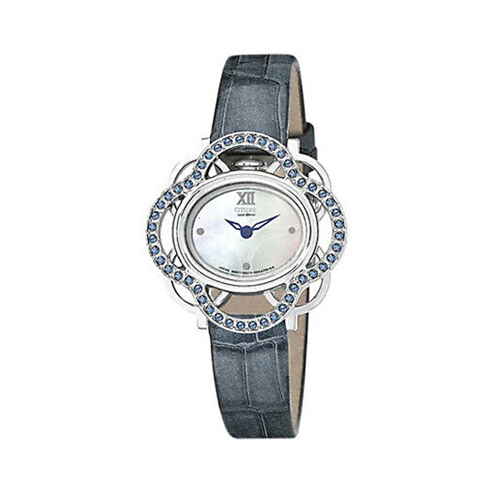 Citizen Lobella Women's Grey Strap Quartz Watch - EW8971-11D