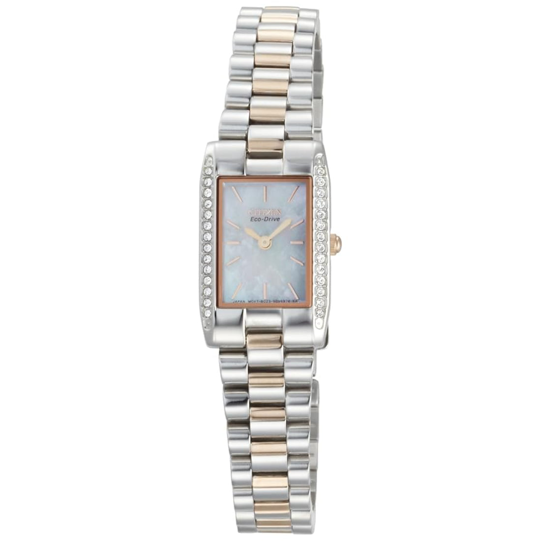 Citizen Eco-Drive Collection Women's Two-tone/Silver and Gold-tone Bracelet Quartz Watch - EW9818-56D