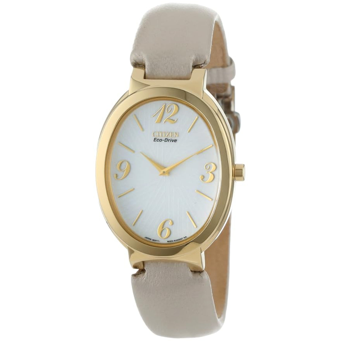 Citizen Allura Women's Beige Strap Quartz Watch - EX1232-09A