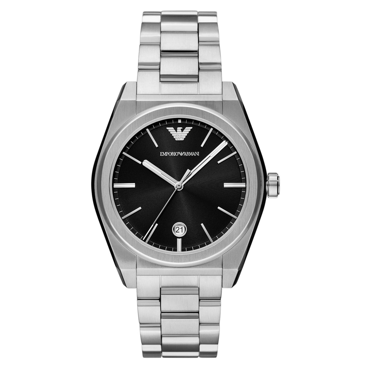 Emporio Armani Federico Men's Silver-tone Bracelet Quartz Watch - AR11622