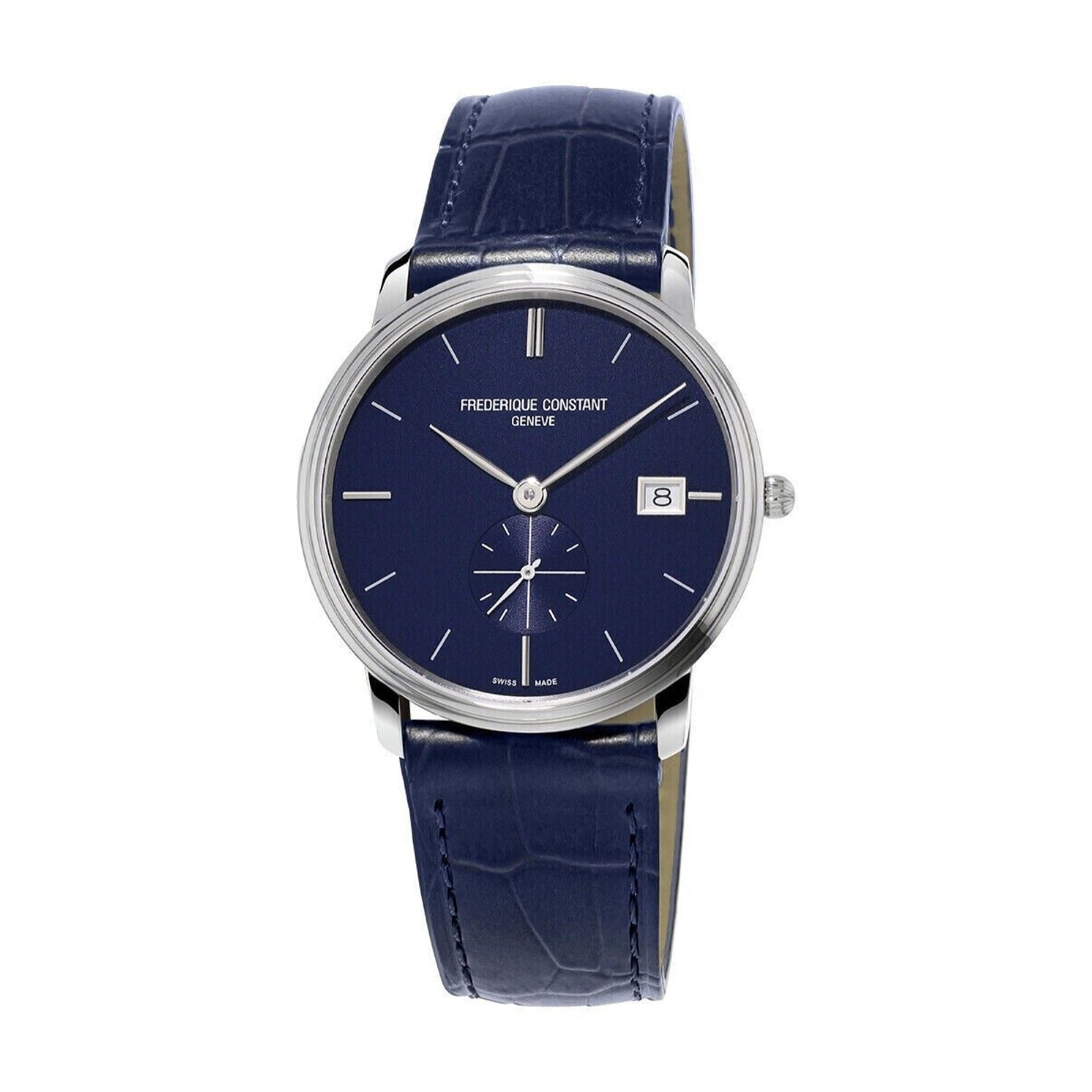 Frederique Constant Men's FC-245N4S6 Blue Leather Watch