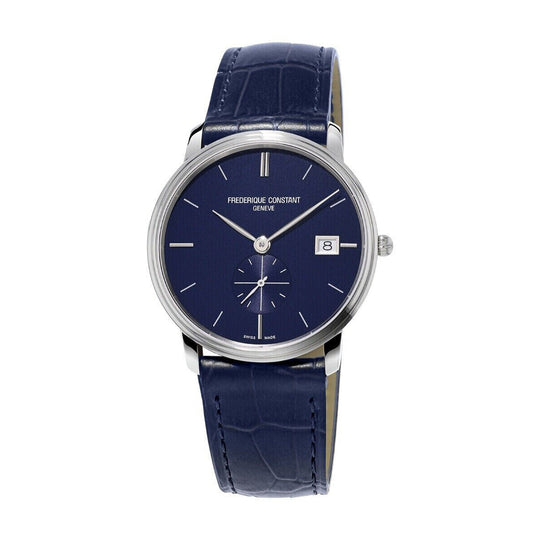 Frederique Constant Men's FC-245N4S6 Blue Leather Watch