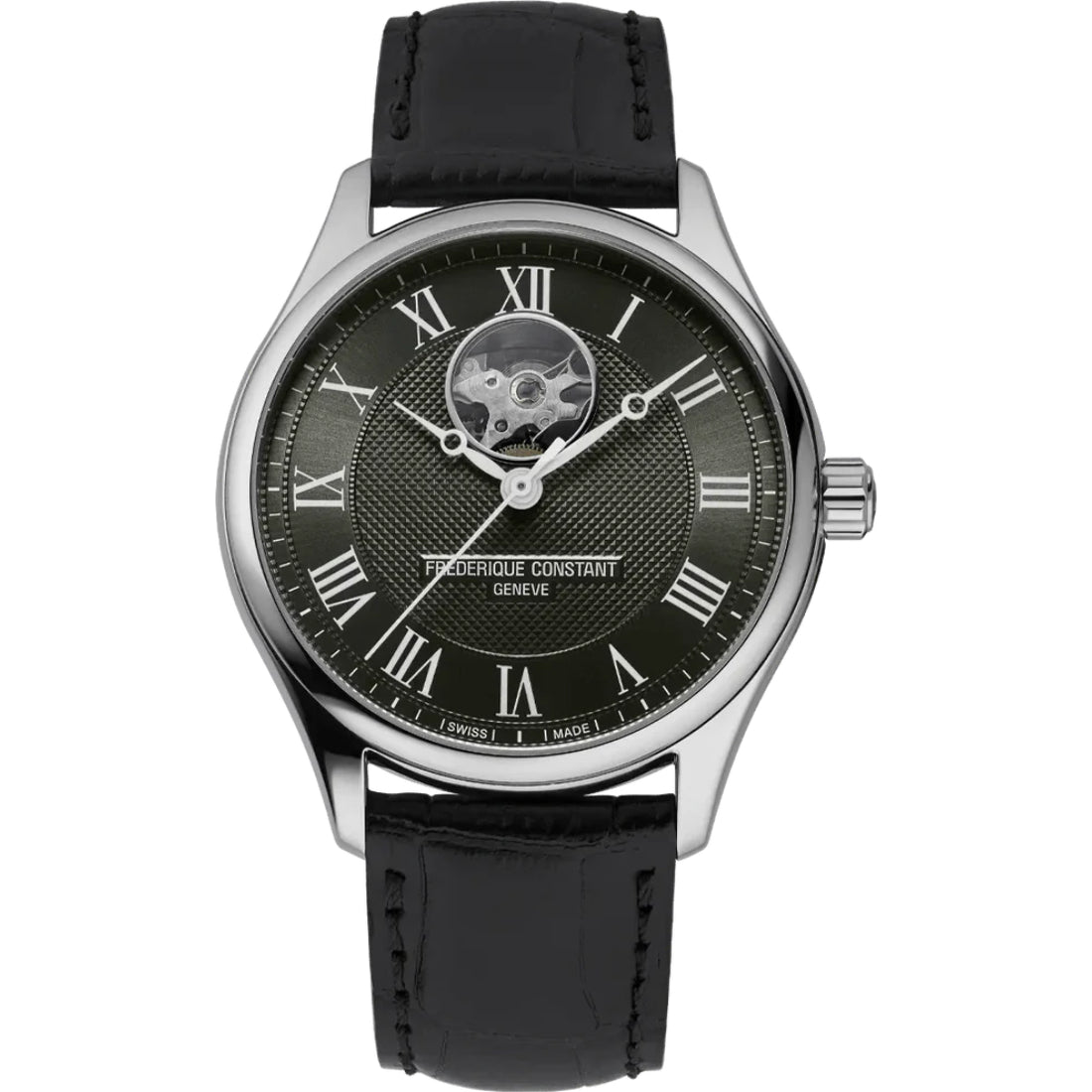 Frederique Constant Classics Heart Beat Automatic Men's Black Strap Automatic Watch - FC-310MCK5B6
