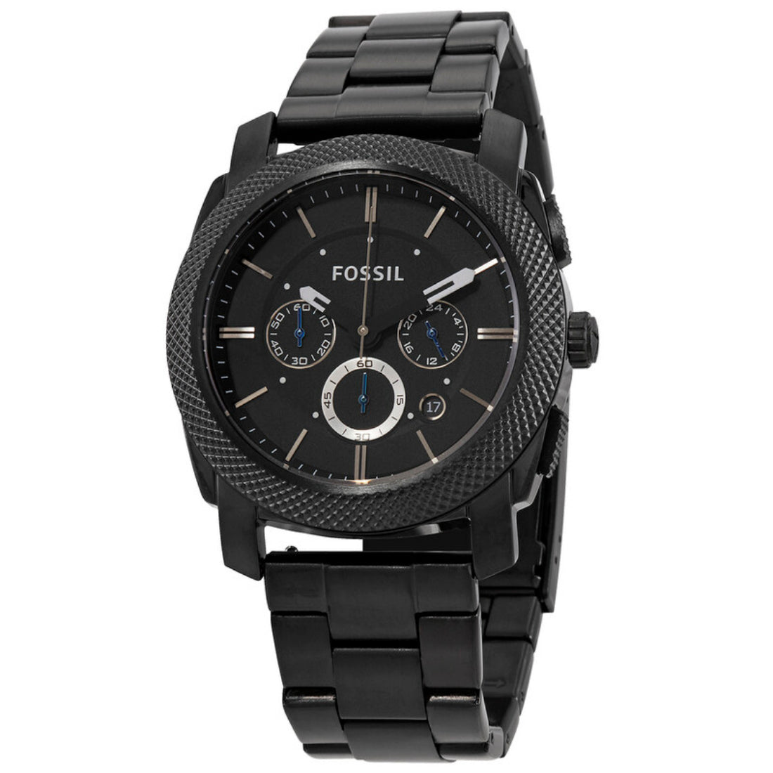 Fossil Machine Men's Black Bracelet Quartz Watch - FS4552IE