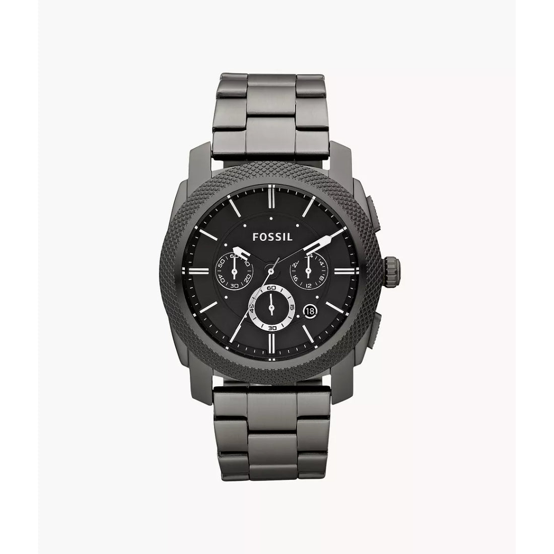 Fossil Machine Men's Smoke Bracelet Quartz Watch - FS4662