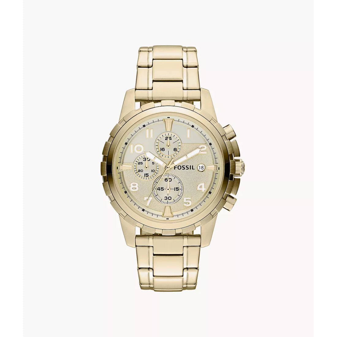 Fossil Dean Men's Gold Bracelet Quartz Watch - FS4867